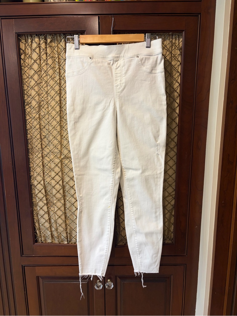 Spanx Ankle Length White Jegging
